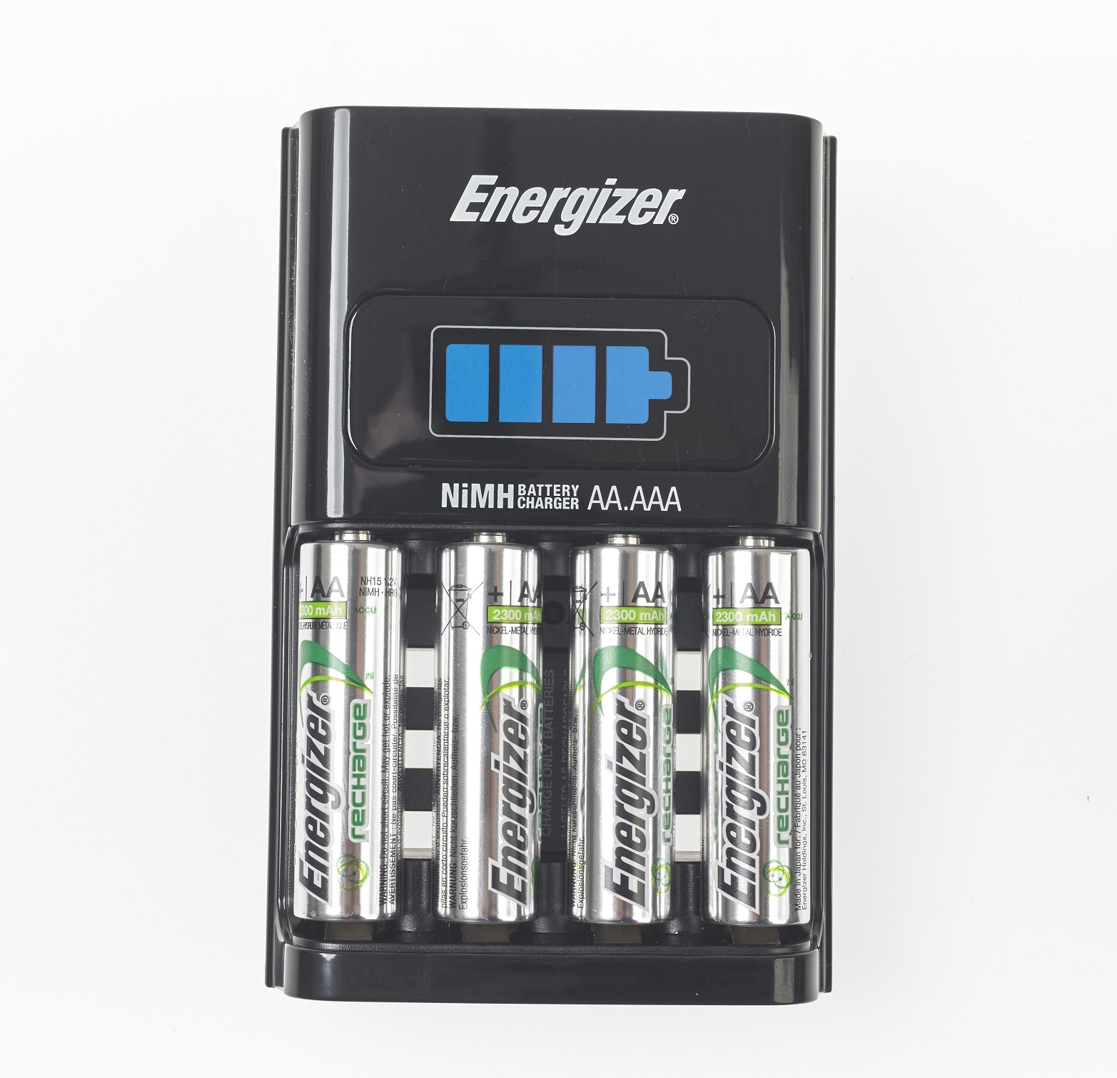 Energizer 1 Hour Battery Charger for AA & AAA Batteries (4 x AA